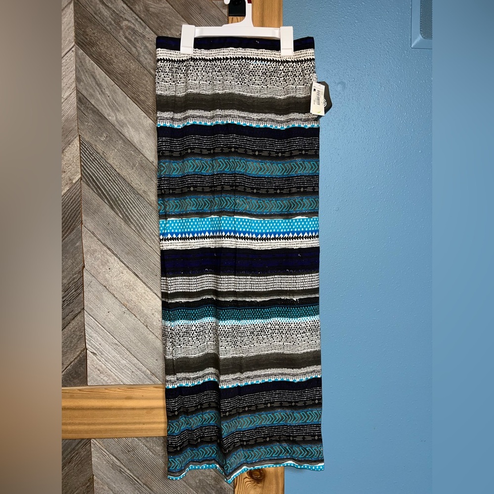 Element Multicolor Striped Maxi Skirt